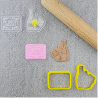 Mini Pamper Pack (Part C) Set Cutter and Debosser Set339C