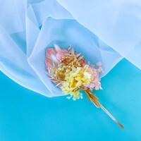 Dried spear palm cake topper- Purple Fairytail