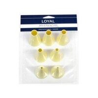 SET 7 PLASTIC ROUND TUBE