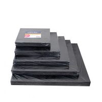 Black Masonite Board Square