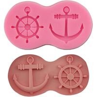 Anchor and Helm Silicone Mould