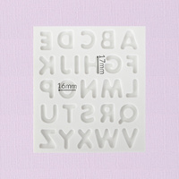 Bubble Alphabet Silicone Mould