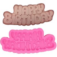Happy Birthday Silicone Mould
