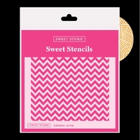 Chevron Stencil SS1190