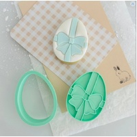 Easter Egg with Bow - Bento Minis Cutter Set (SweetP) SPB046