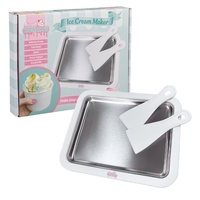SWEET CREATIONS STAINLESS STEEL ICE CREAM MAKER - WHITE