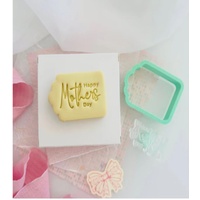 Happy Mother's Day Gift Tag - Bento Minis Cutter Set (SweetP) SPB055