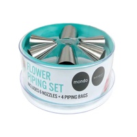MONDO FLOWER PIPING SET 10PCS