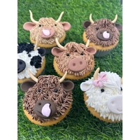 Kids Highland Cow Cupcakes 3/07/25