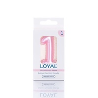 no.1 Metallic Pink Candle Balloon Style