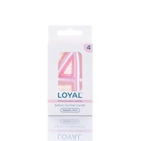 no.4 Metallic Pink Candle Balloon Style