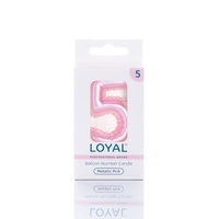 no.5 Metallic Pink Candle Balloon Style