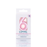 no.6 Metallic Pink Candle Balloon Style