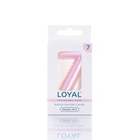 no.7 Metallic Pink Candle Balloon Style