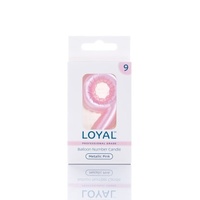 no.9 Metallic Pink Candle Balloon Style