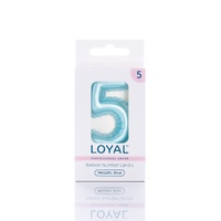 no.5 Metallic Blue Candle Balloon Style