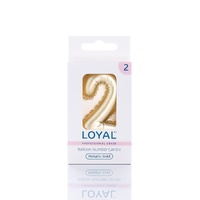 no.2 Metallic Gold Candle Balloon Style