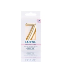 no.7 Metallic Gold Candle Balloon Style