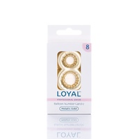 no.8 Metallic Gold Candle Balloon Style