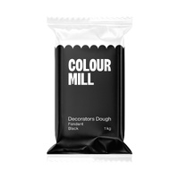 1KG BLACK COLOUR MILL DECORATORS DOUGH 