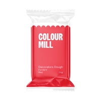 1KG RED COLOUR MILL DECORATORS DOUGH 