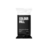 BLACK 250G COLOUR MILL DECORATORS DOUGH