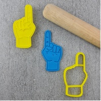 SET396 1# Fan Finger Glove Cutter and Embosser Set
