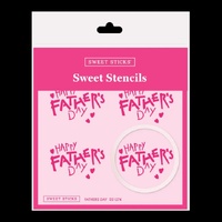 Father's Day Mini Stencil & Cutter SS1274