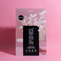 WHITE Rectangle Wafer Paper (THIN) - A4 size (Pack of 5)
