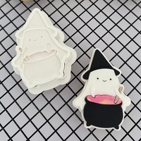 Ghost Witch - Fondant Stamp and Cookie Cutter