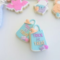 Trick or Treat Bag - Fondant Stamp and Cookie Cutter