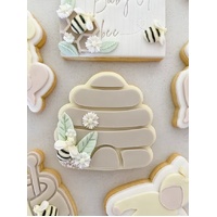 Bee Hive - Fondant Stamp & Cookie Cutter