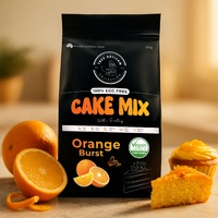 Orange 1KG Cake Mix (EGG FREE)