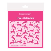 Jolly Reindeer Stencil