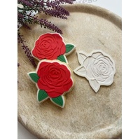 Rose - Cookie Cutter and Fondant Stamp