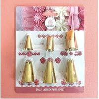 Lambeth Piping Tip Set 6 piece