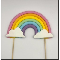 Rainbow Fondant Figurine
