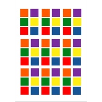 PYO A4 SHEET - Standard Colours Palette