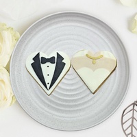 SET102 Groom & Bride Heart Embossers