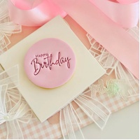 spts005 Happy Birthday Text Stamp (SweetP)