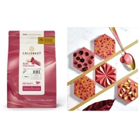 Pre Order Item: CALLEBAUT RUBY CHOCOLATE CALLETS 2.5kg