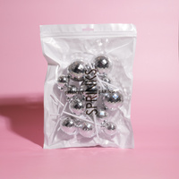 SPRINKS 12 Piece Disco Ball Toppers - SILVER