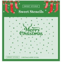 Christmas Merry SS1286 Stencil