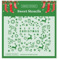 Christmas Pattern SS1289 Stencil