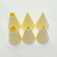 Loyal Set of Piping Tubes -Star and round  6 pack