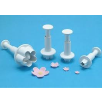 Mondo flower blossom plunger cutter set 4